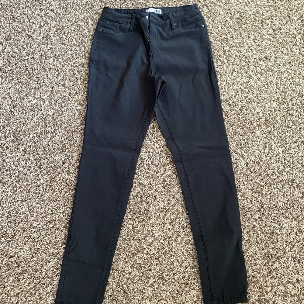 YMI Hyper stretch skinny pants black large